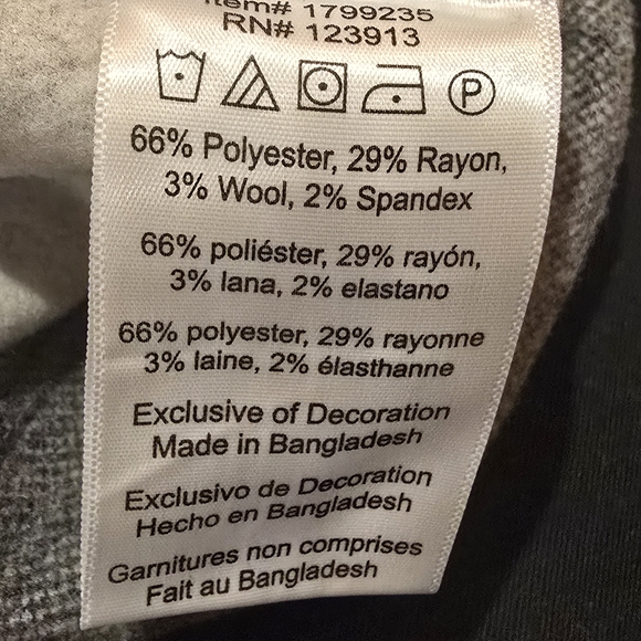 NWT Jachs New York Men’s Crew Neck Super Soft Charcoal Various Size - Picture 9 of 10